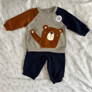 NWT George Cream Bear Baby Outfit